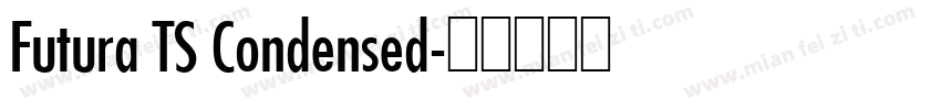 Futura TS Condensed字体转换